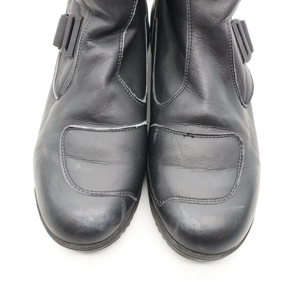 Sidi Scramble Rain Motorcycle Motorbike Men's EU 47 Boots Black Hook & Loop - Picture 6 of 10